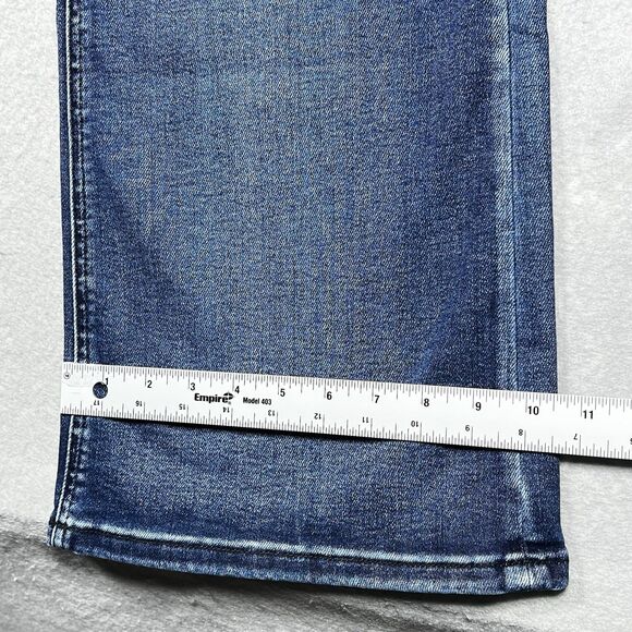 Kancan Jeans Womens Size 29 Blue High Rise Wide Leg Flare Jeans Pockets NWT - Picture 7 of 14